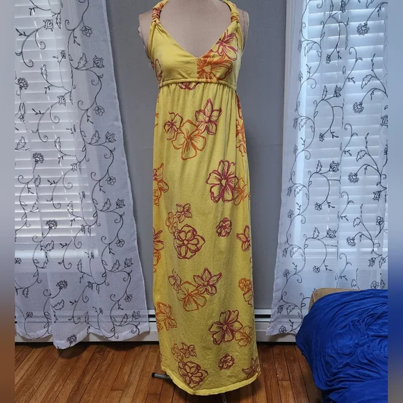 chinese dress ladies Arizona White Orchid Print Maxi Dress - 18 main image 1